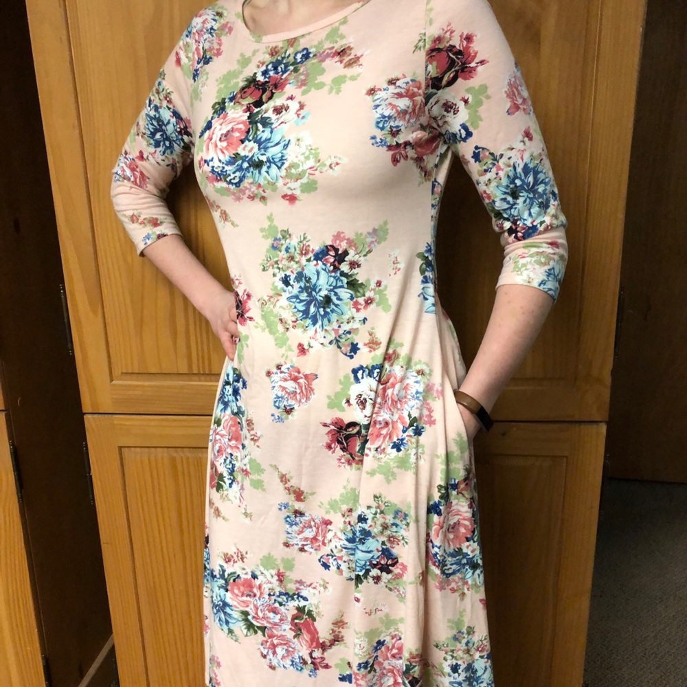 My Sassy Skirt, size S, floral swing dress - Picture 6 of 7